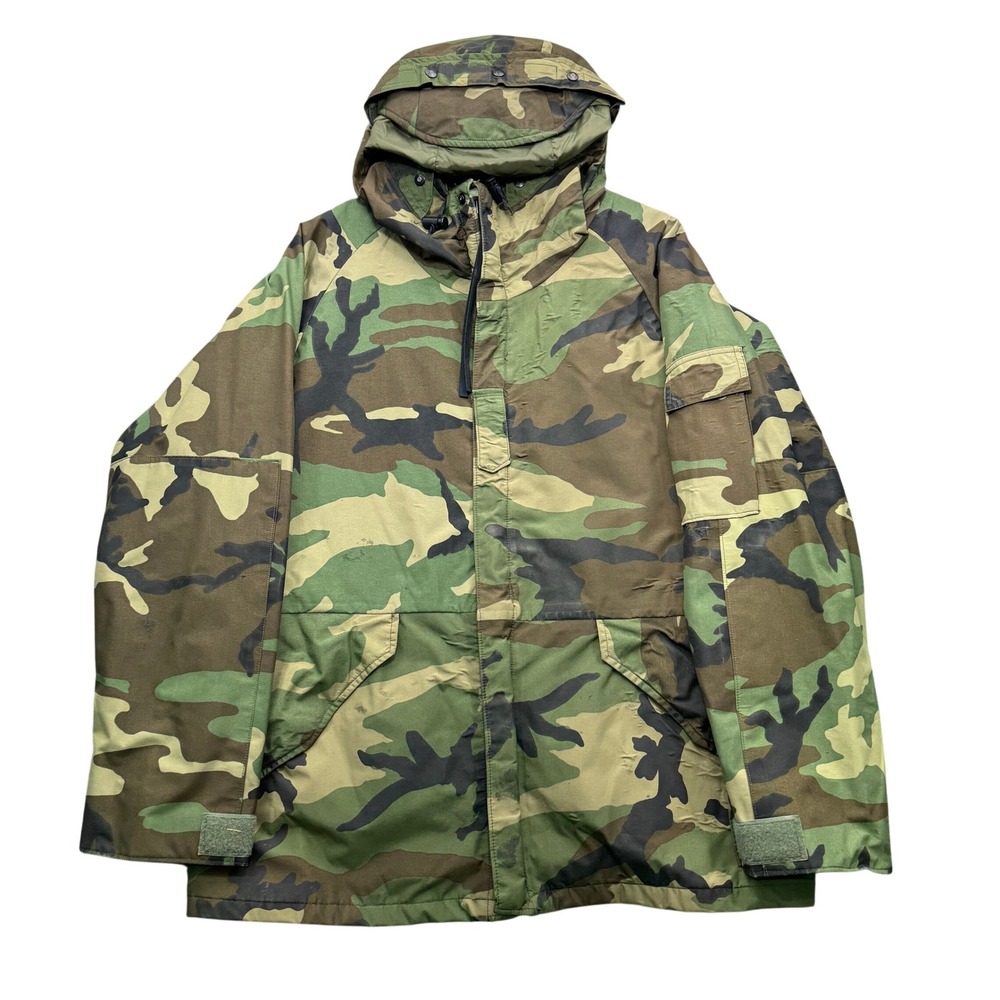 Isratex Inc ECWCS Gen 1 Parka Mens Large Regular Camo Long Hooded Outdoor